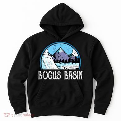 Skier Skiing Slopes Idaho Winter Mountains Bogus Basin Premium Hoodie