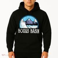 Skier Skiing Slopes Idaho Winter Mountains Bogus Basin Premium Hoodie thumb 2