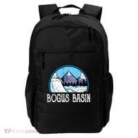 Skier Skiing Slopes Idaho Winter Mountains Bogus Basin Premium Backpack thumb 0