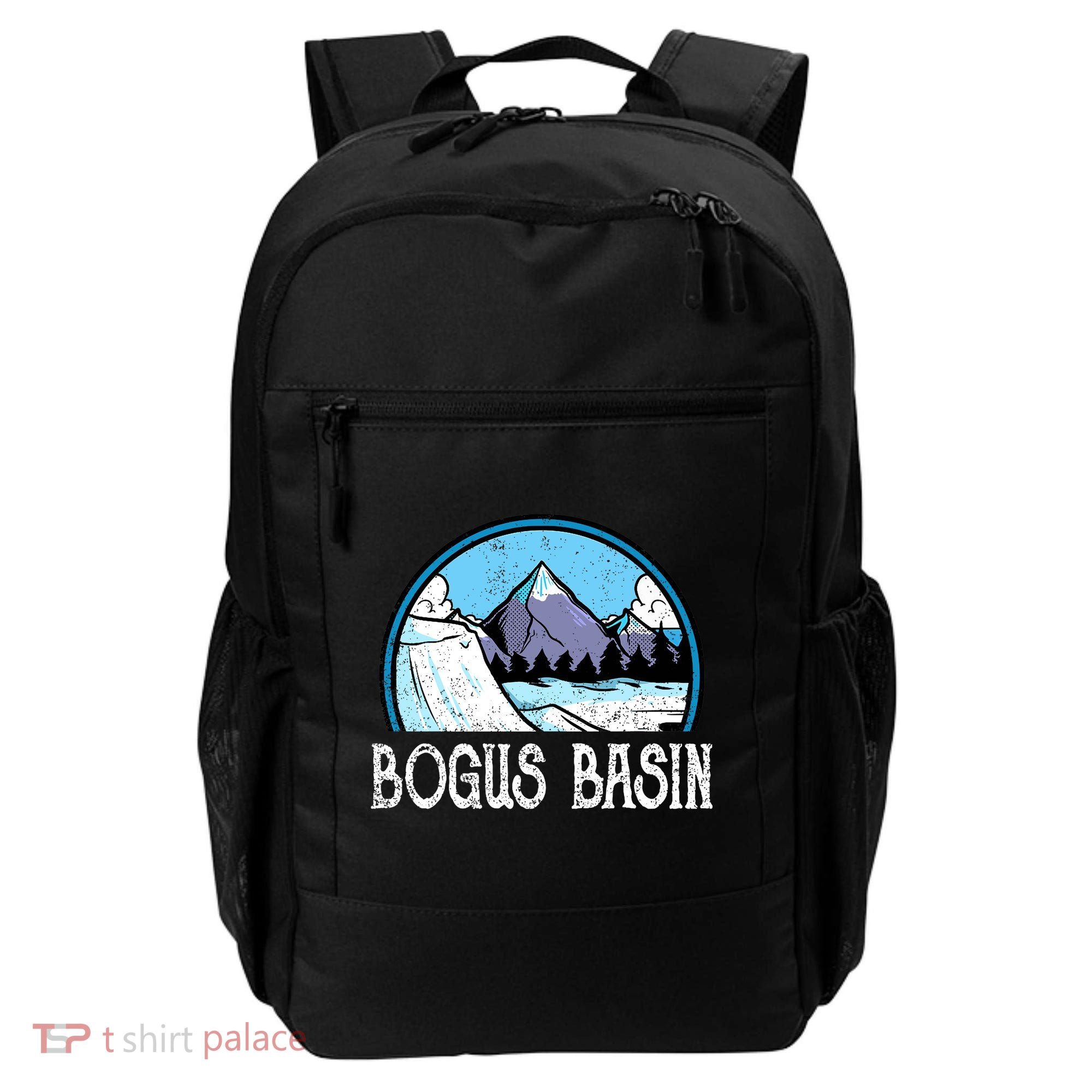 Skier Skiing Slopes Idaho Winter Mountains Bogus Basin Premium Backpack