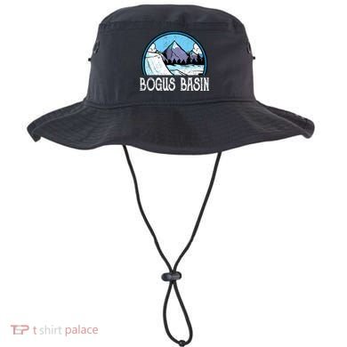 Skier Skiing Slopes Idaho Winter Mountains Bogus Basin Premium Bucket Hat