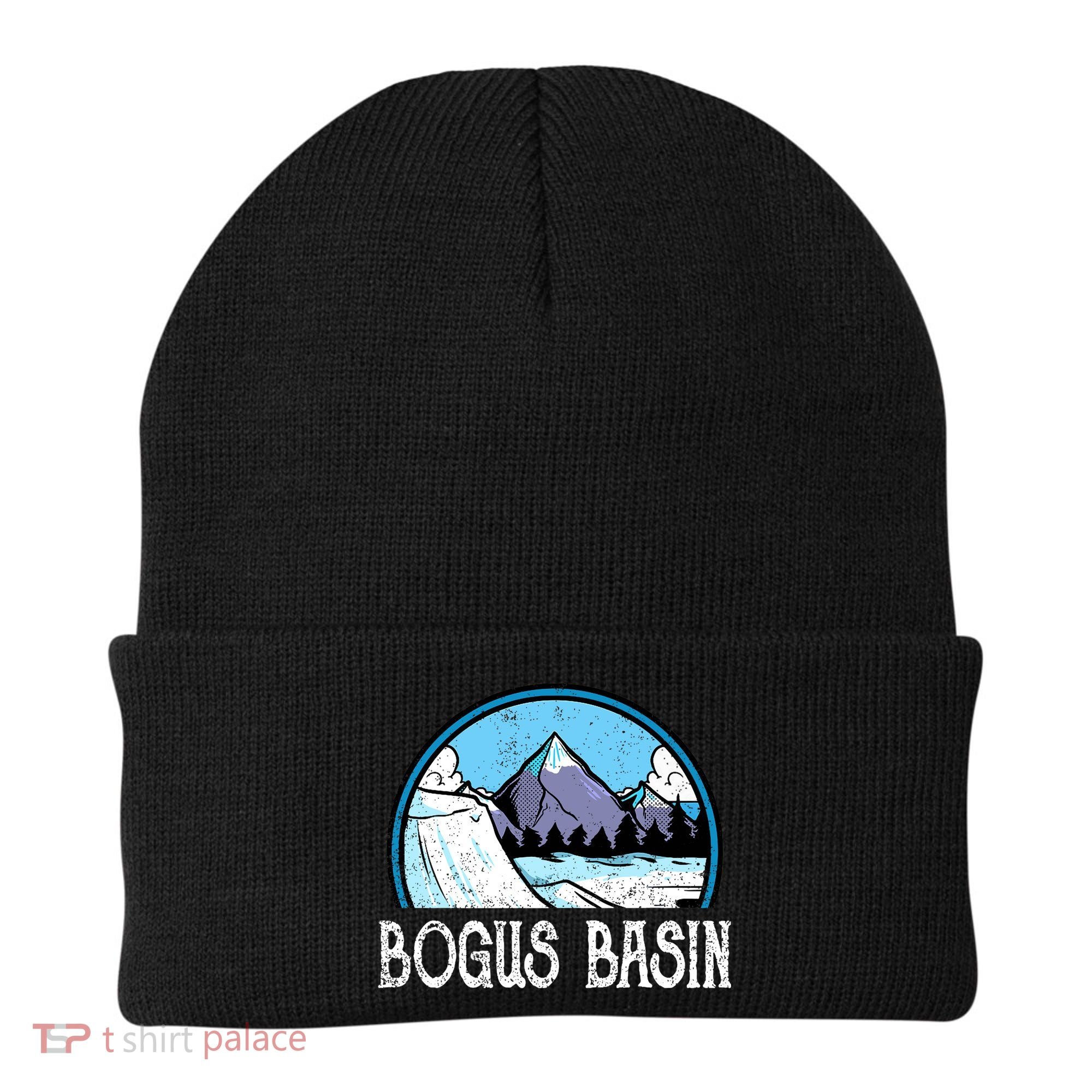 Skier Skiing Slopes Idaho Winter Mountains Bogus Basin Premium Beanie