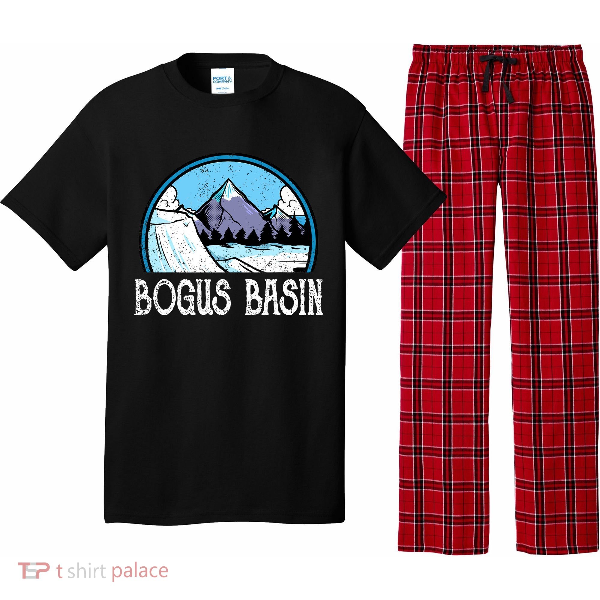 Skier Skiing Slopes Idaho Winter Mountains Bogus Basin Premium Pajama Set