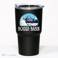 Skier Skiing Slopes Idaho Winter Mountains Bogus Basin Premium Tumbler thumb 0