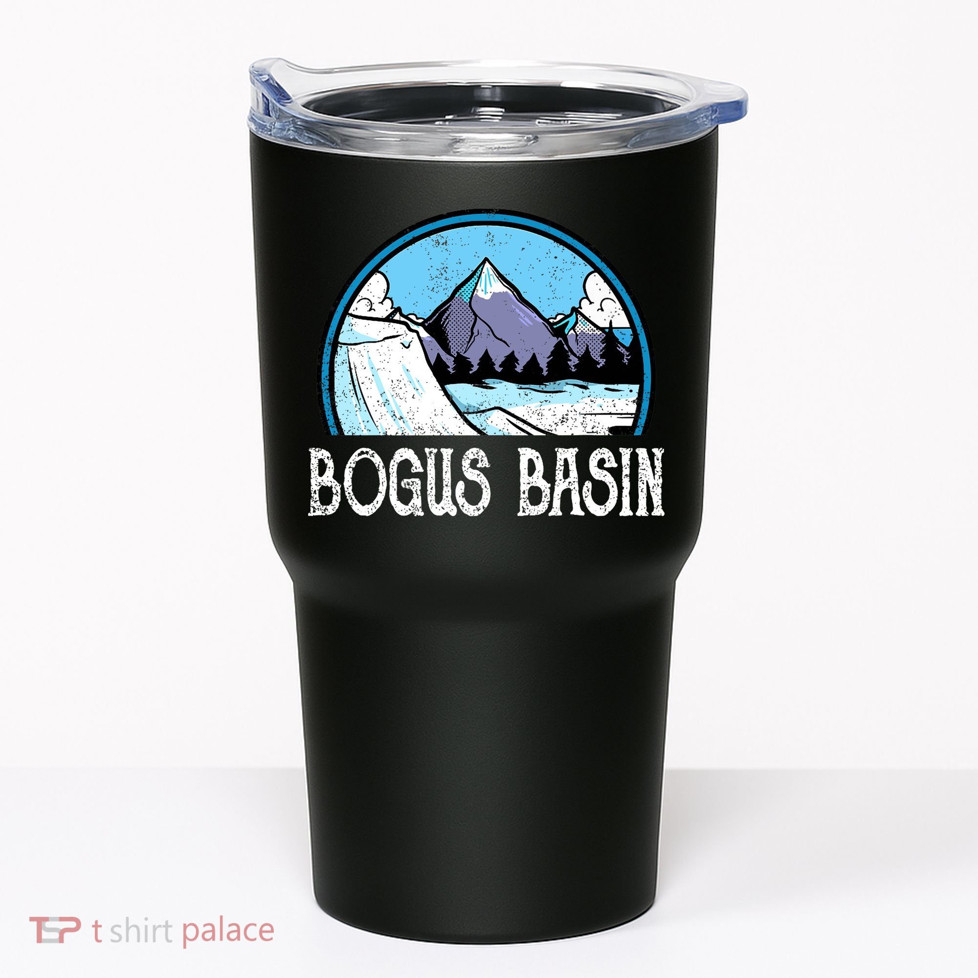 Skier Skiing Slopes Idaho Winter Mountains Bogus Basin Premium Tumbler