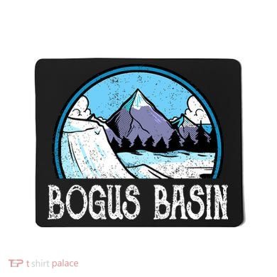Skier Skiing Slopes Idaho Winter Mountains Bogus Basin Premium Mousepad