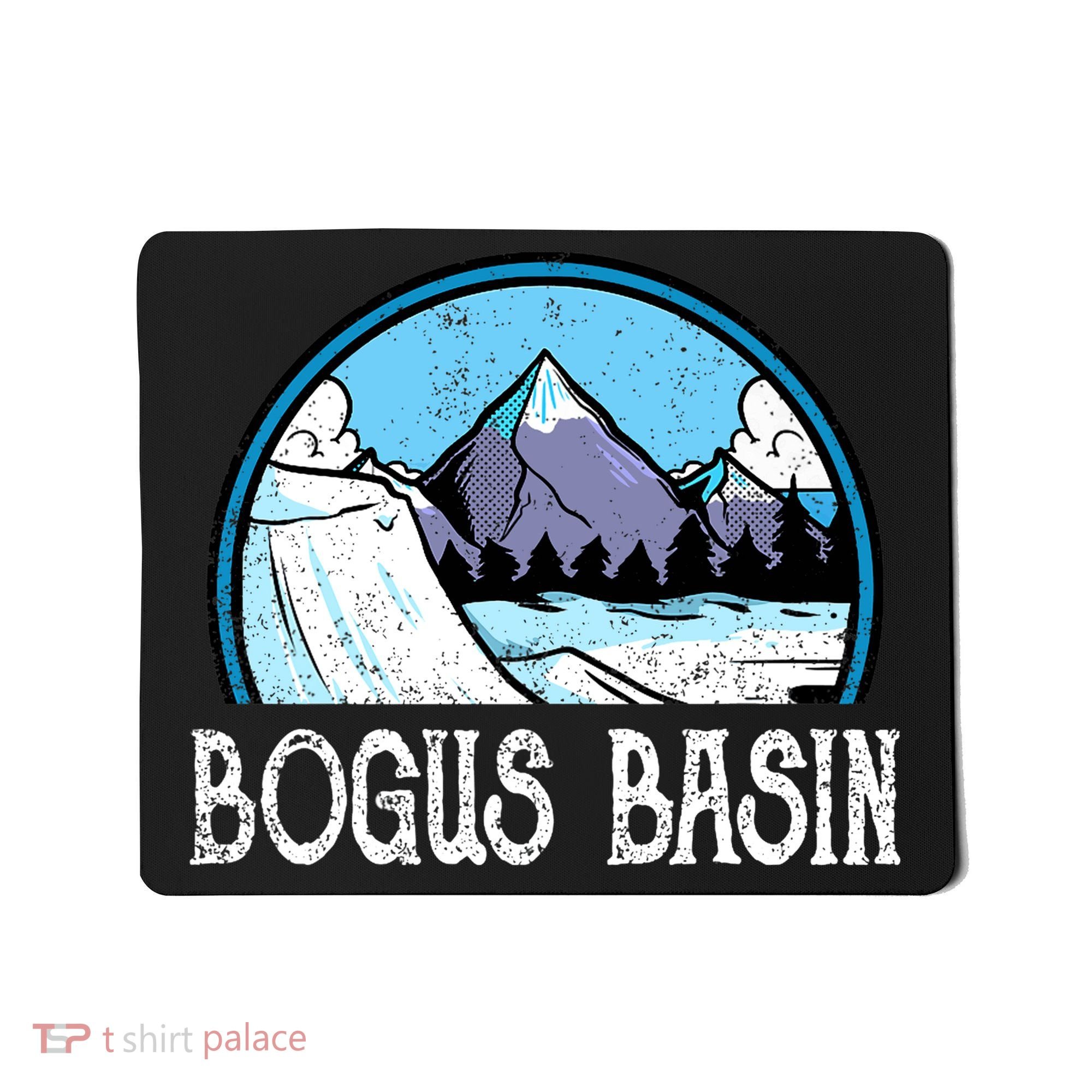 Skier Skiing Slopes Idaho Winter Mountains Bogus Basin Premium Mousepad