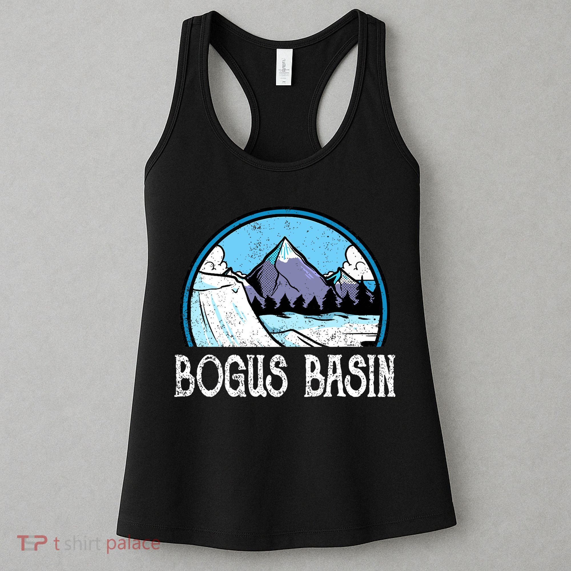 Skier Skiing Slopes Idaho Winter Mountains Bogus Basin Premium Women's Tank Top