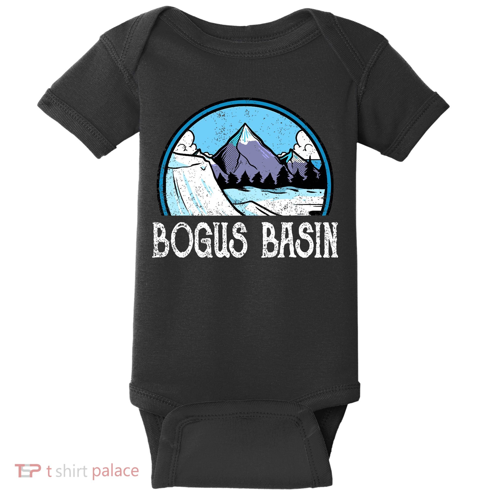 Skier Skiing Slopes Idaho Winter Mountains Bogus Basin Premium Baby Bodysuit
