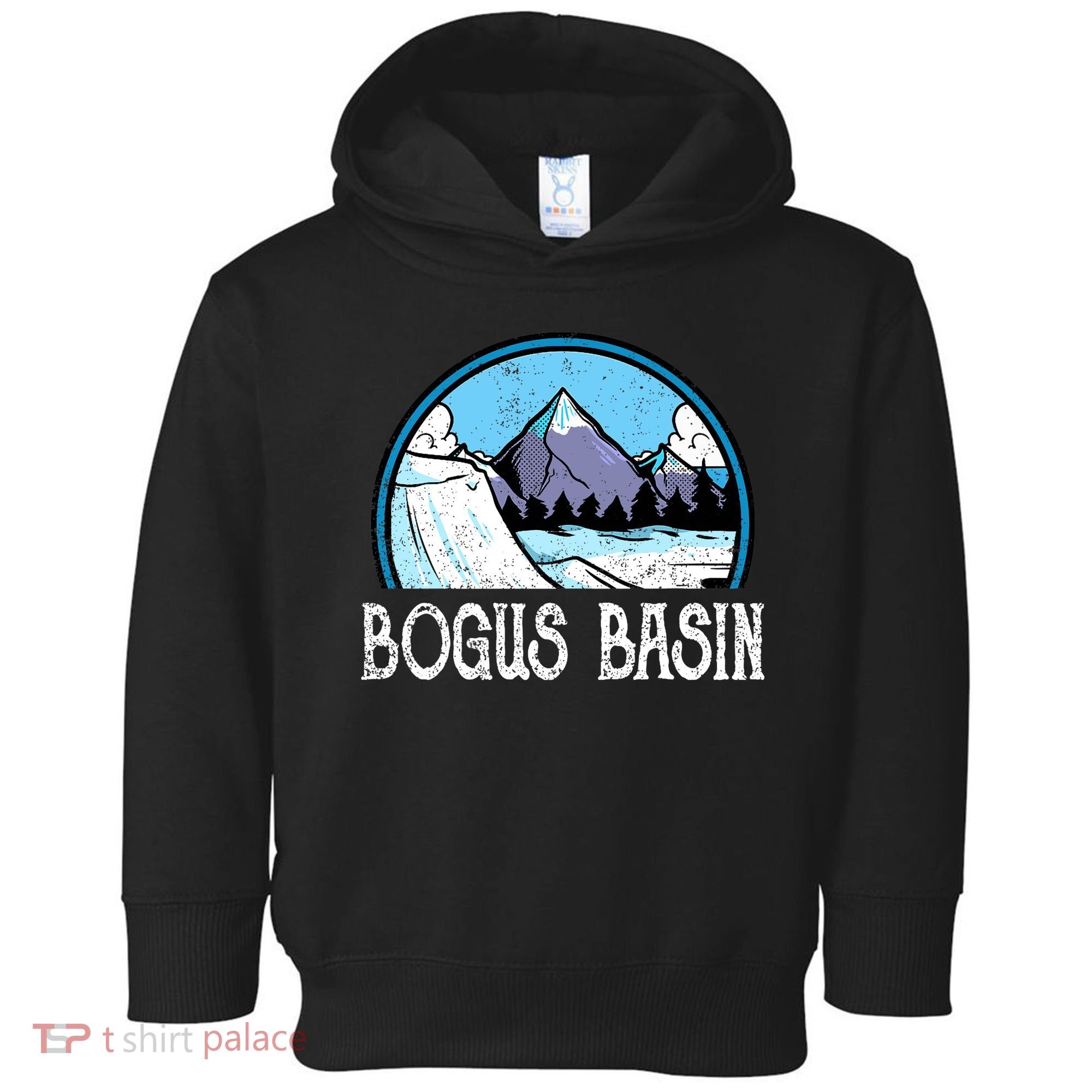 Skier Skiing Slopes Idaho Winter Mountains Bogus Basin Premium Toddler Hoodie