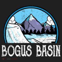 Skier Skiing Slopes Idaho Winter Mountains Bogus Basin Premium Golf Towel thumb 3