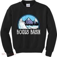 Skier Skiing Slopes Idaho Winter Mountains Bogus Basin Premium Kids Sweatshirt thumb 0