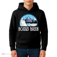 Skier Skiing Slopes Idaho Winter Mountains Bogus Basin Premium Kids Hoodie thumb 4
