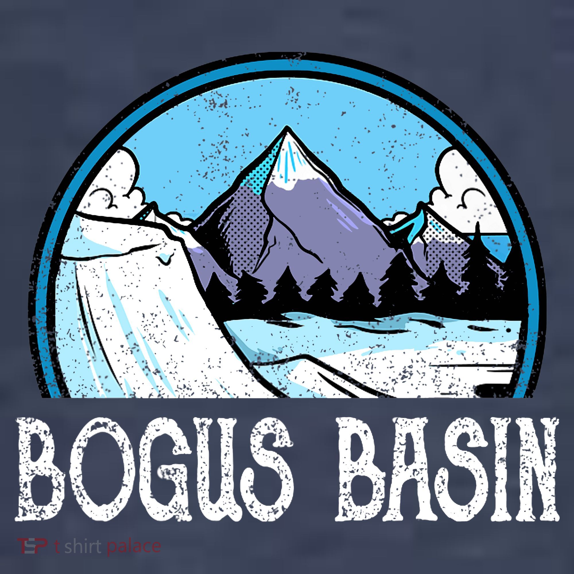 Skier Skiing Slopes Idaho Winter Mountains Bogus Basin Premium T-Shirt