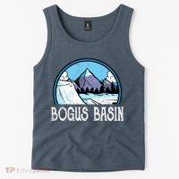 Skier Skiing Slopes Idaho Winter Mountains Bogus Basin Premium Tank Top thumb 2