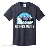 Skier Skiing Slopes Idaho Winter Mountains Bogus Basin Premium Kids T-Shirt thumb 0