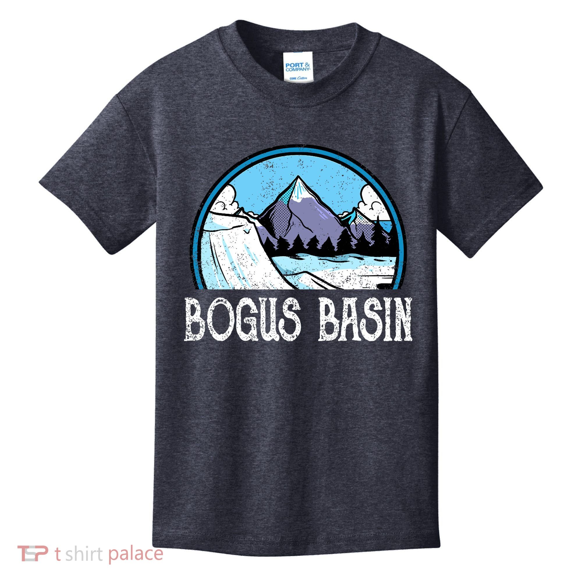 Skier Skiing Slopes Idaho Winter Mountains Bogus Basin Premium Kids T-Shirt
