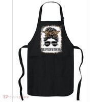 Shit Show Supervisor Women Casual Messy Bun Bleached Apron thumb 0