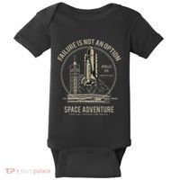 Space Shuttle Ship Launch Baby Bodysuit thumb 0
