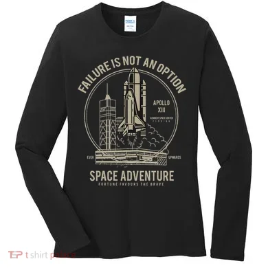 Space Shuttle Ship Launch Women's Long Sleeve Shirt