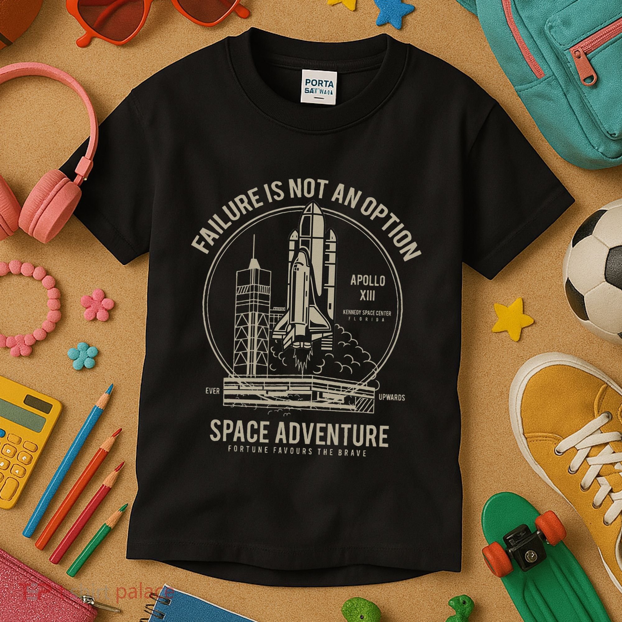 Space Shuttle Ship Launch Kids T-Shirt