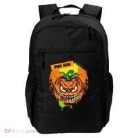 Spooky Season Scary Halloween Pumpkin Backpack thumb 0