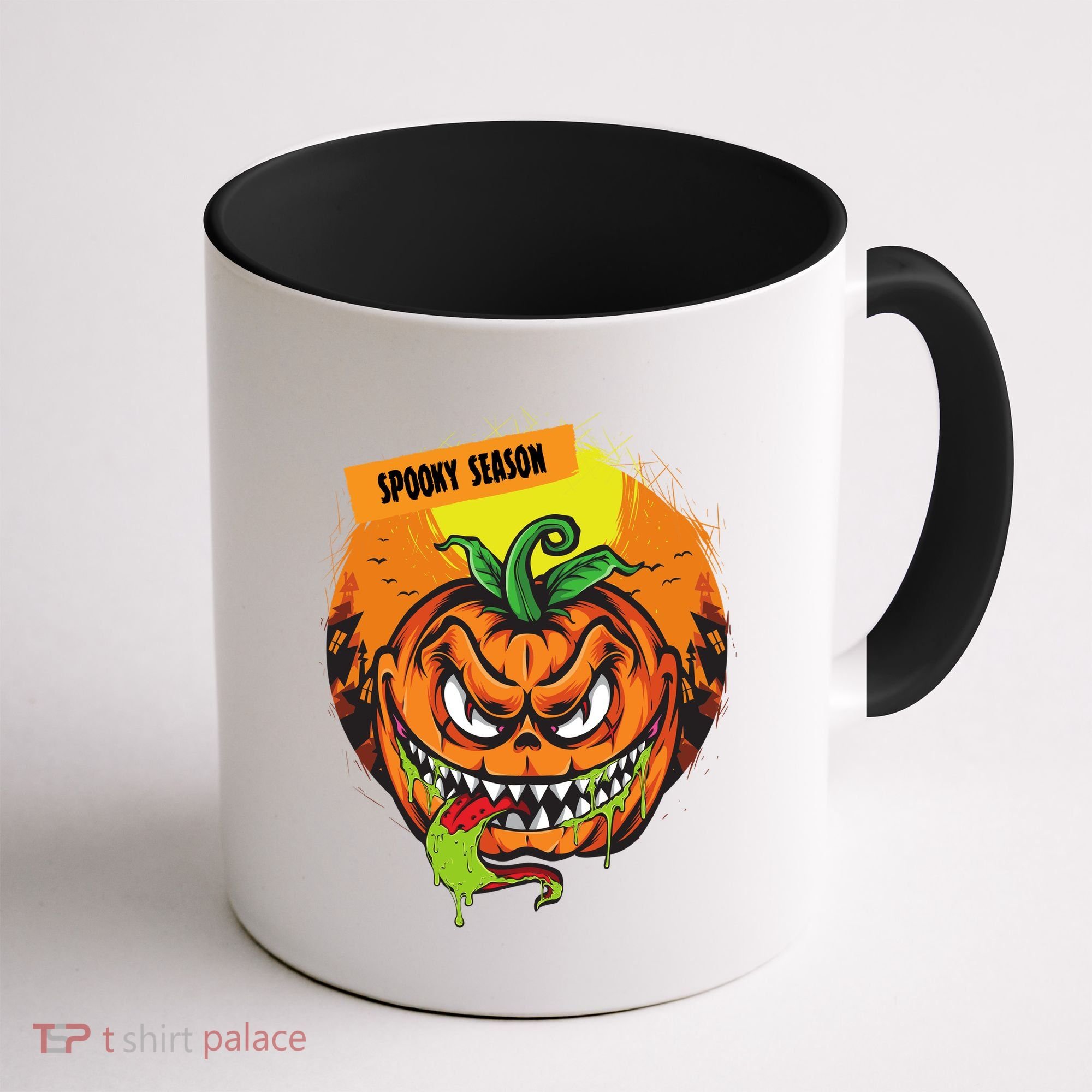 Spooky Season Scary Halloween Pumpkin Coffee Mug