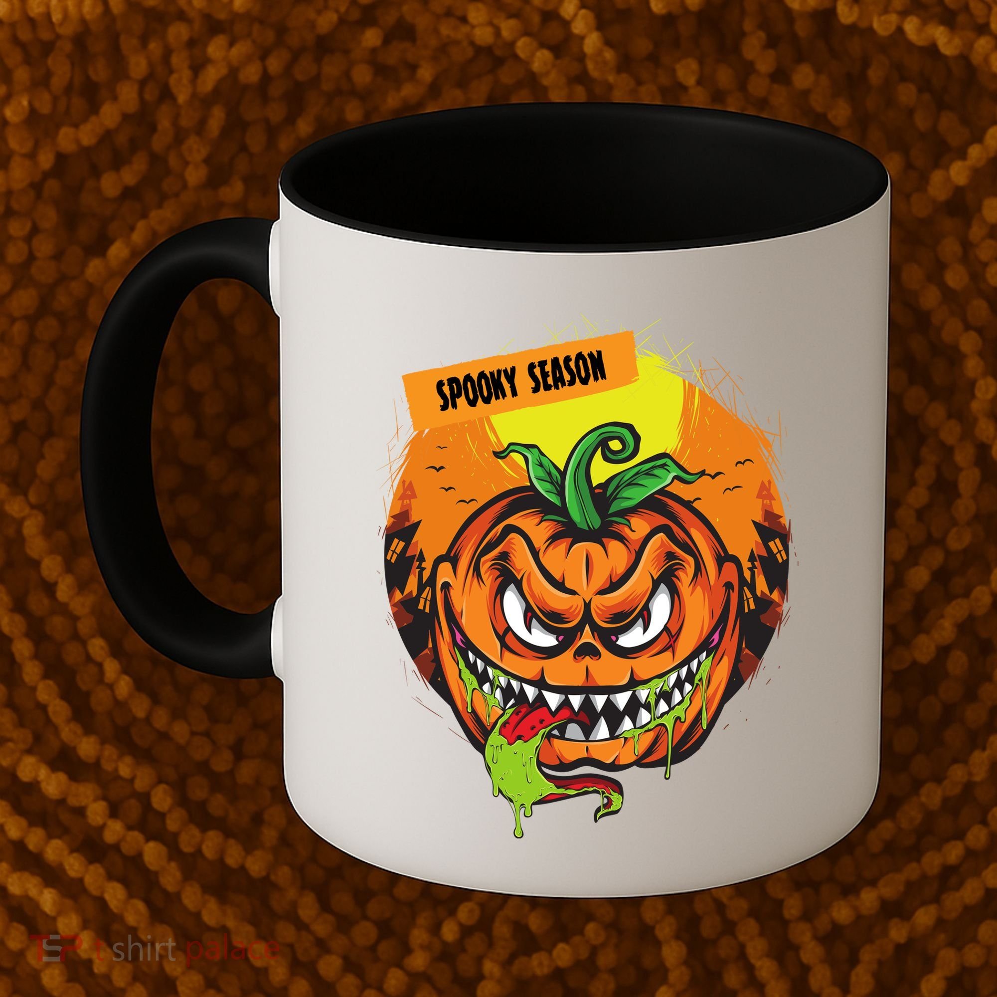 Spooky Season Scary Halloween Pumpkin Coffee Mug