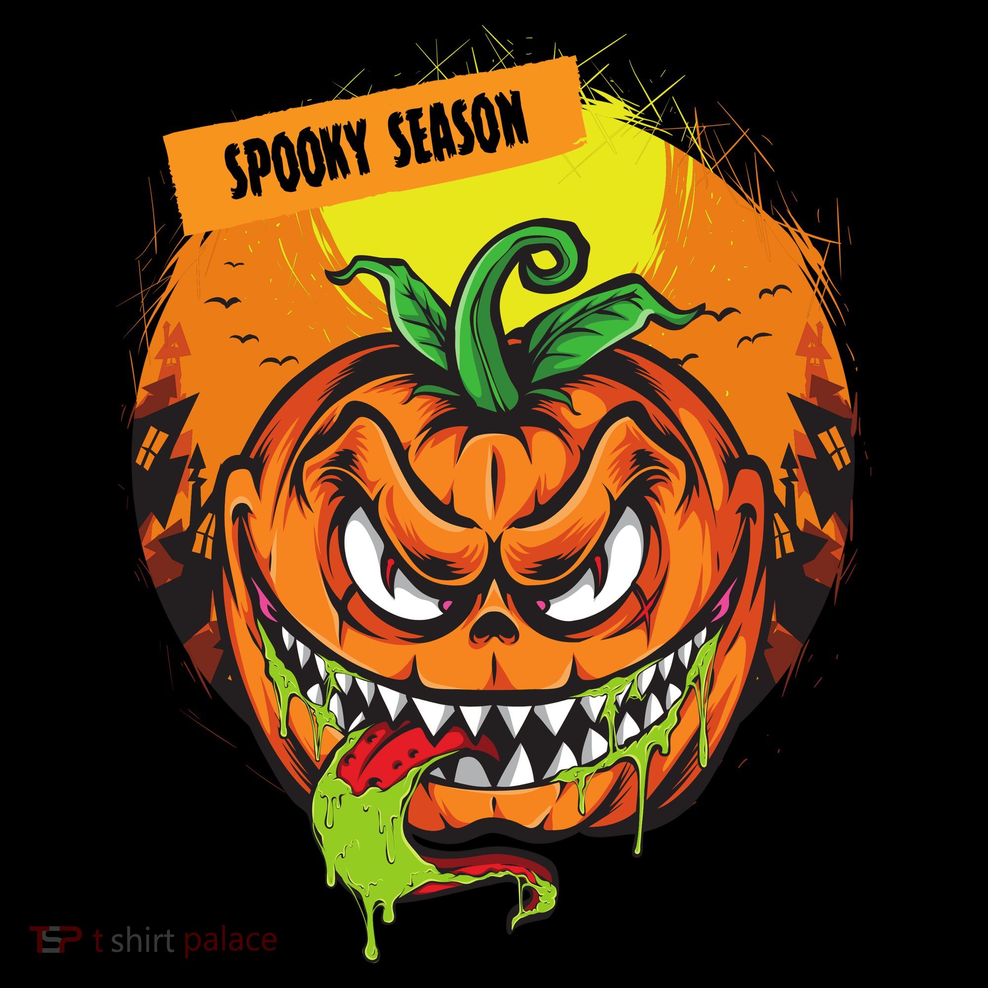 Spooky Season Scary Halloween Pumpkin Women's Hoodie