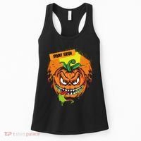 Spooky Season Scary Halloween Pumpkin Women's Tank Top thumb 0
