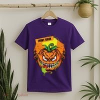 Spooky Season Scary Halloween Pumpkin T-Shirt thumb 2