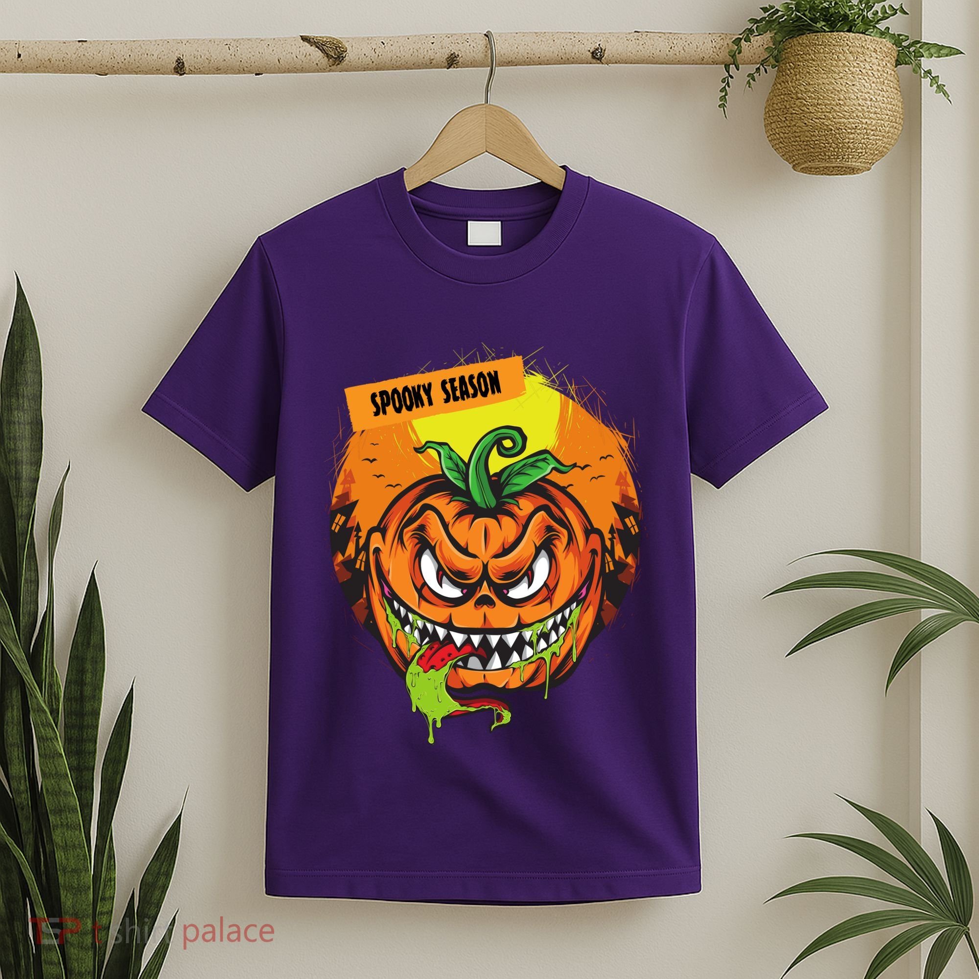 Spooky Season Scary Halloween Pumpkin T-Shirt