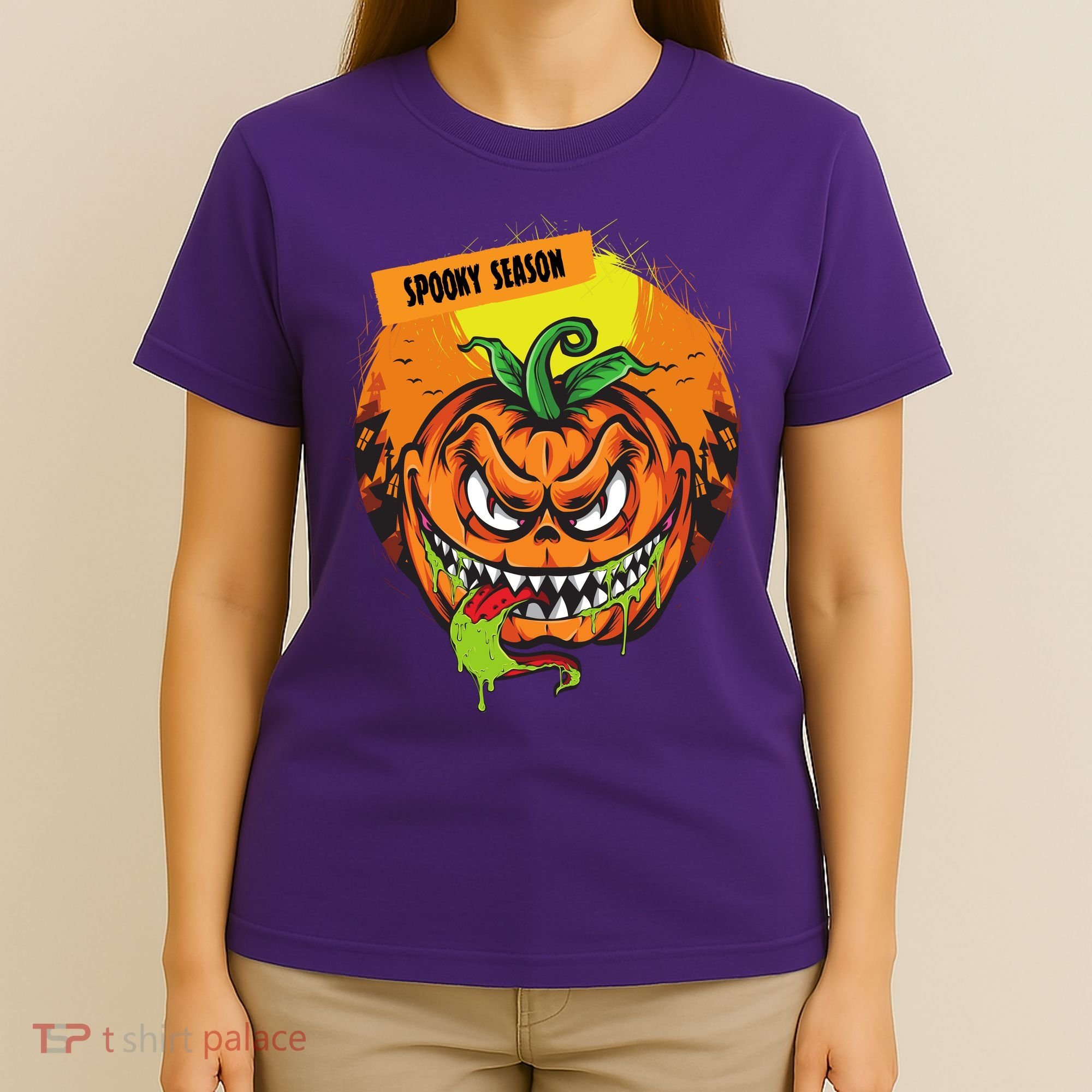 Spooky Season Scary Halloween Pumpkin T-Shirt