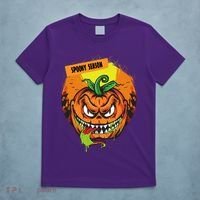 Spooky Season Scary Halloween Pumpkin T-Shirt thumb 5