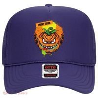 Spooky Season Scary Halloween Pumpkin Hat thumb 0