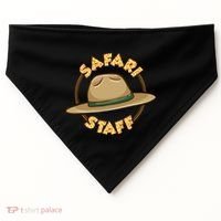 Safari Staff Safari Birthday Zoo Birthday USA-Made Doggie Bandana thumb 0