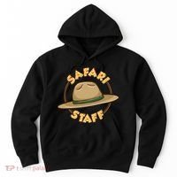 Safari Staff Safari Birthday Zoo Birthday Hoodie thumb 0