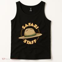 Safari Staff Safari Birthday Zoo Birthday Tank Top thumb 2