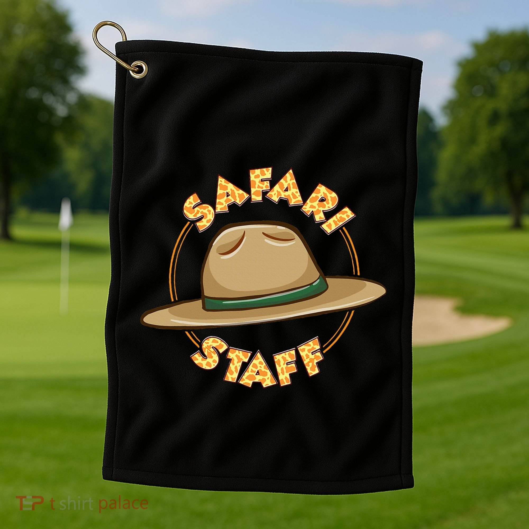 Safari Staff Safari Birthday Zoo Birthday Golf Towel
