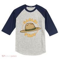 Safari Staff Safari Birthday Zoo Birthday Kids Colorblock Raglan Jersey thumb 0