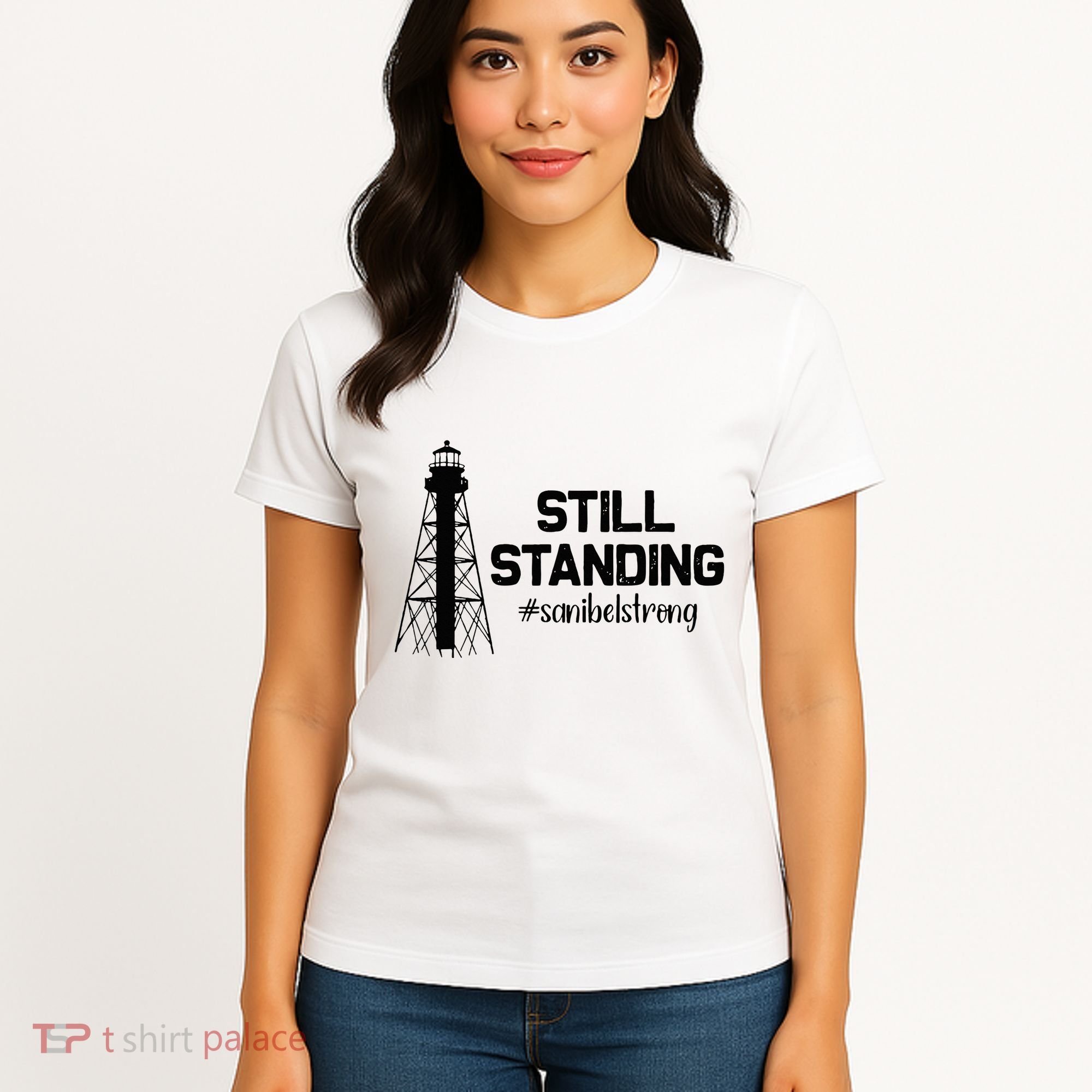 Still Standing Sanibel Strong Florida Hurricane Relief Women's T-Shirt