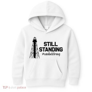 Still Standing Sanibel Strong Florida Hurricane Relief Kids Hoodie