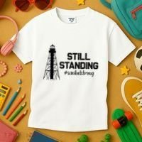Still Standing Sanibel Strong Florida Hurricane Relief Kids T-Shirt thumb 3