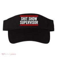 Shit Show Supervisor Sarcastic Funny Distressed Visor thumb 0