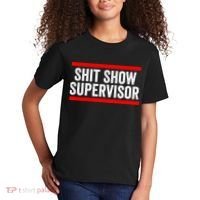 Shit Show Supervisor Sarcastic Funny Distressed Kids T-Shirt thumb 2