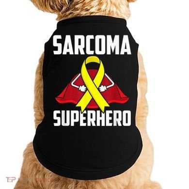 Sarcoma Superhero Survivor Warrior Chemo Fighter Doggie Tank