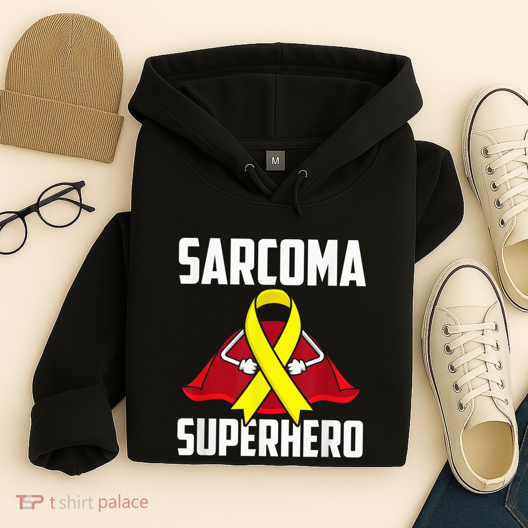 Sarcoma Superhero Survivor Warrior Chemo Fighter Hoodie