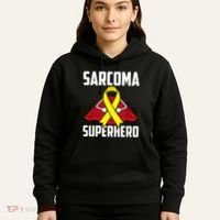 Sarcoma Superhero Survivor Warrior Chemo Fighter Hoodie thumb 5