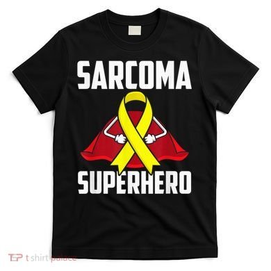 Sarcoma Superhero Survivor Warrior Chemo Fighter T-Shirt