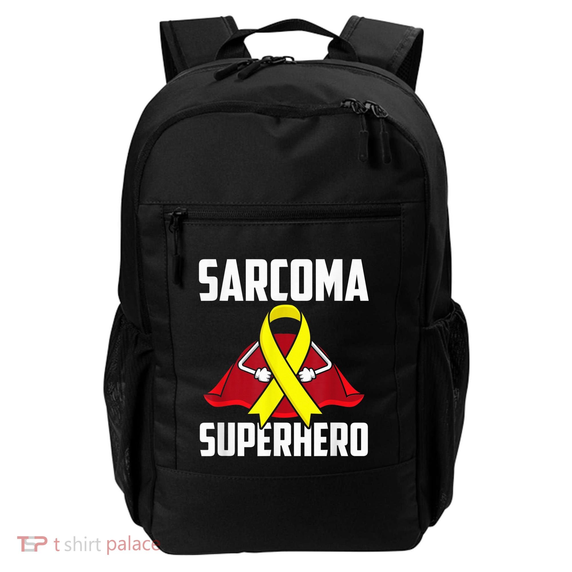 Sarcoma Superhero Survivor Warrior Chemo Fighter Backpack